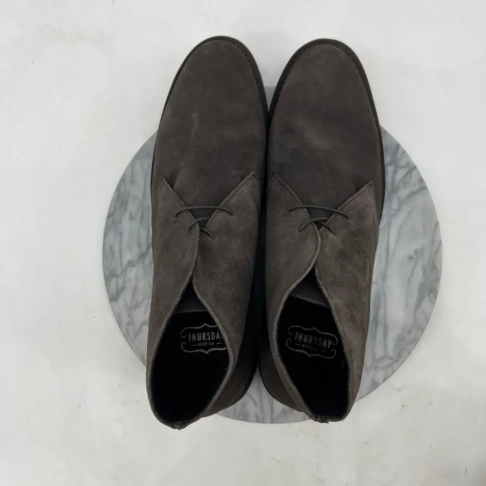 Thursday Boot Co Mens 16 Chukka Boot Ash Scout Suede Leather Handmade Shoes
